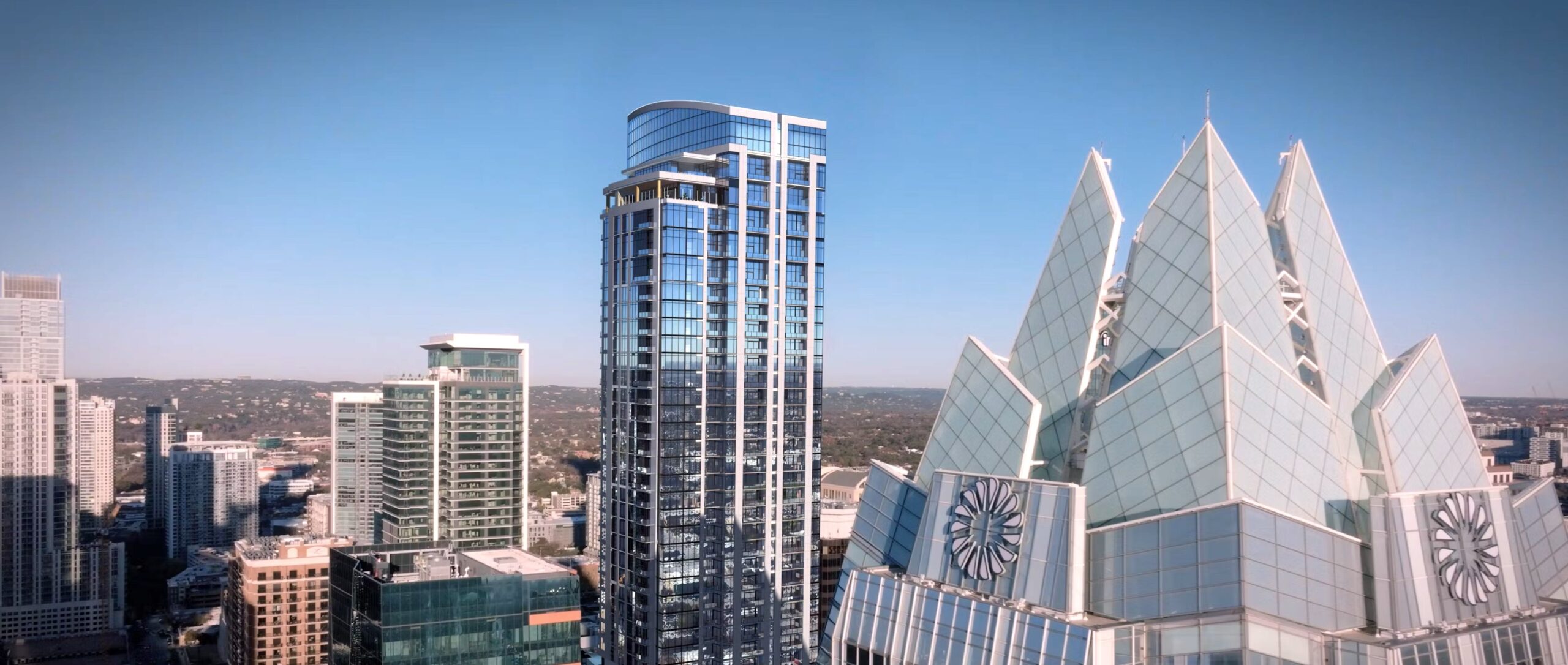 415 Colorado Apartment And Office Tower Tops Out In Downtown Austin 