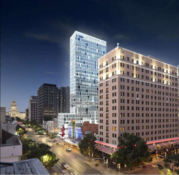 The Avenue apartment tower proposed at 8th & Congress
