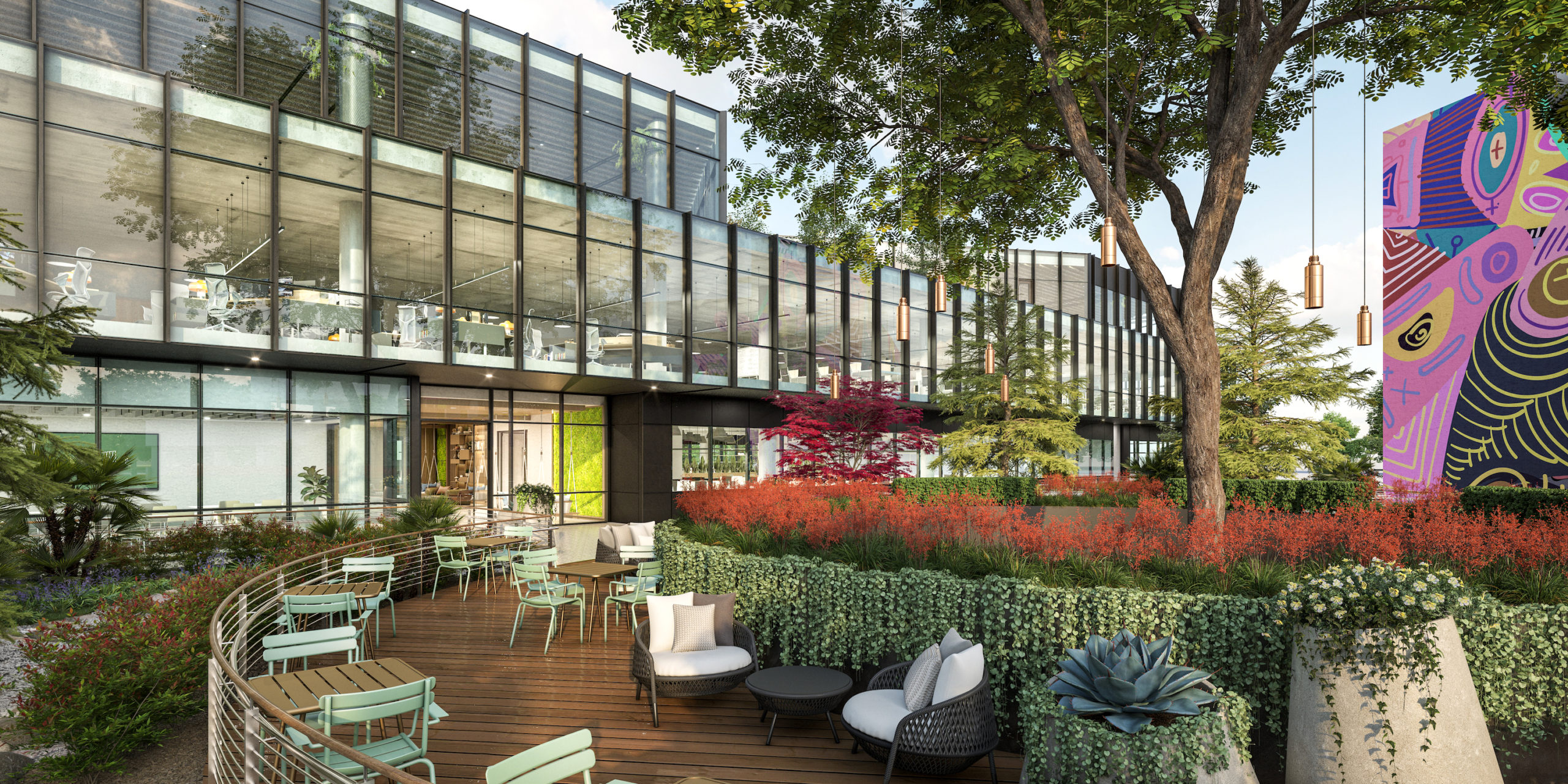 Inside Victory Plaza, a Modernist Office for the Modern Austin on