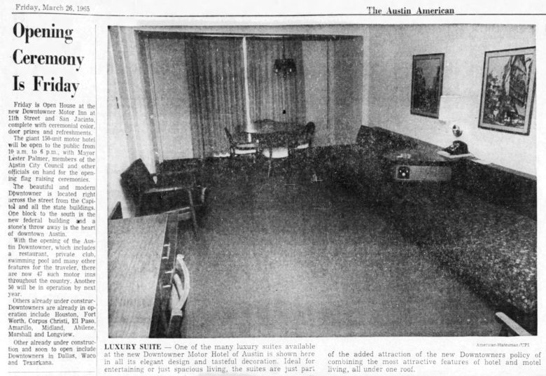 Austin’s Swinging ’60s Survive Behind Stucco at the Downtowner Motor