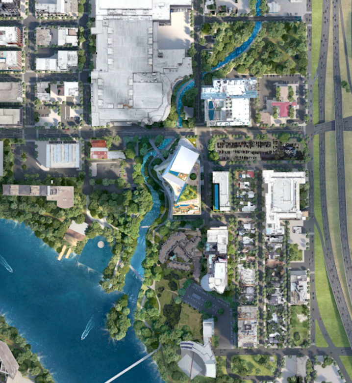 Austin S Waller Creek Supertall Project Would Be Texas Tallest Tower