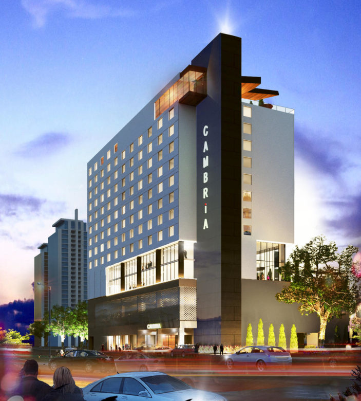 14 Story Cambria Hotel Project Breaks Ground In The Rainey Street   Cambria Hotel East Avenue 1 E1554441587140 703x780 