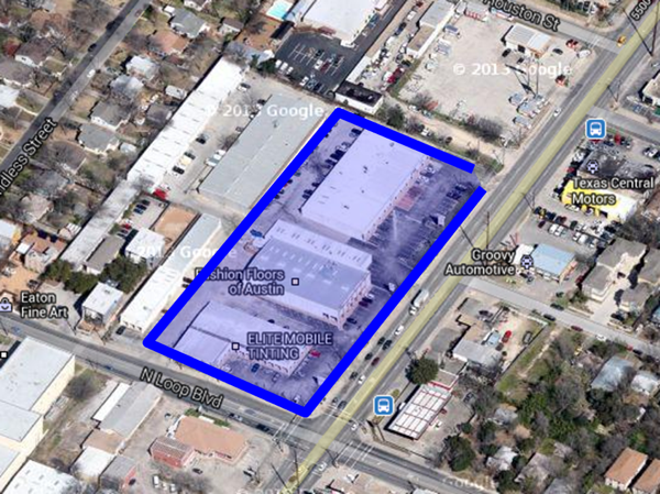 Camden site footprint