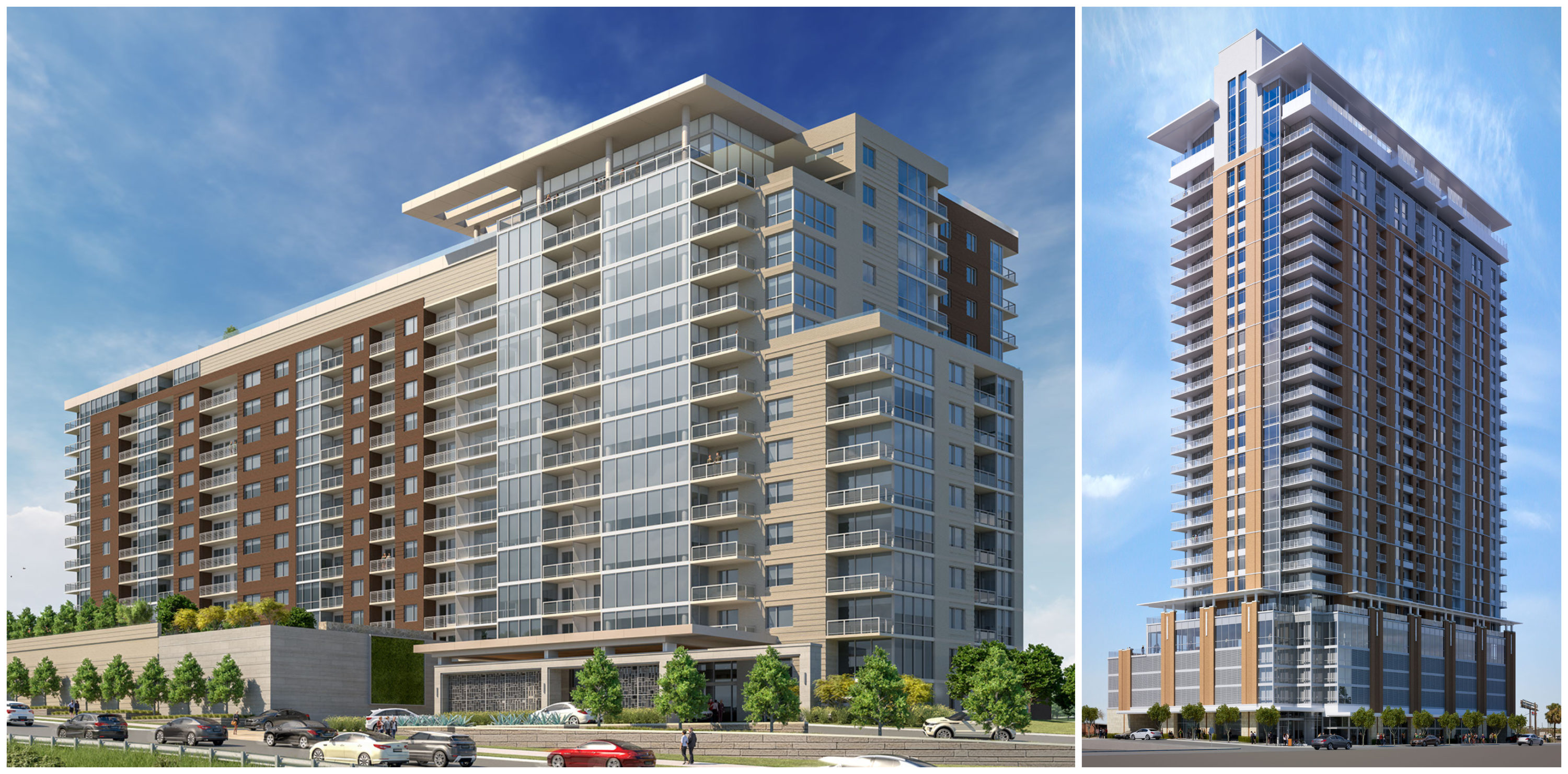 Here’s a New View of the Huston Apartments Bound for East Austin TOWERS