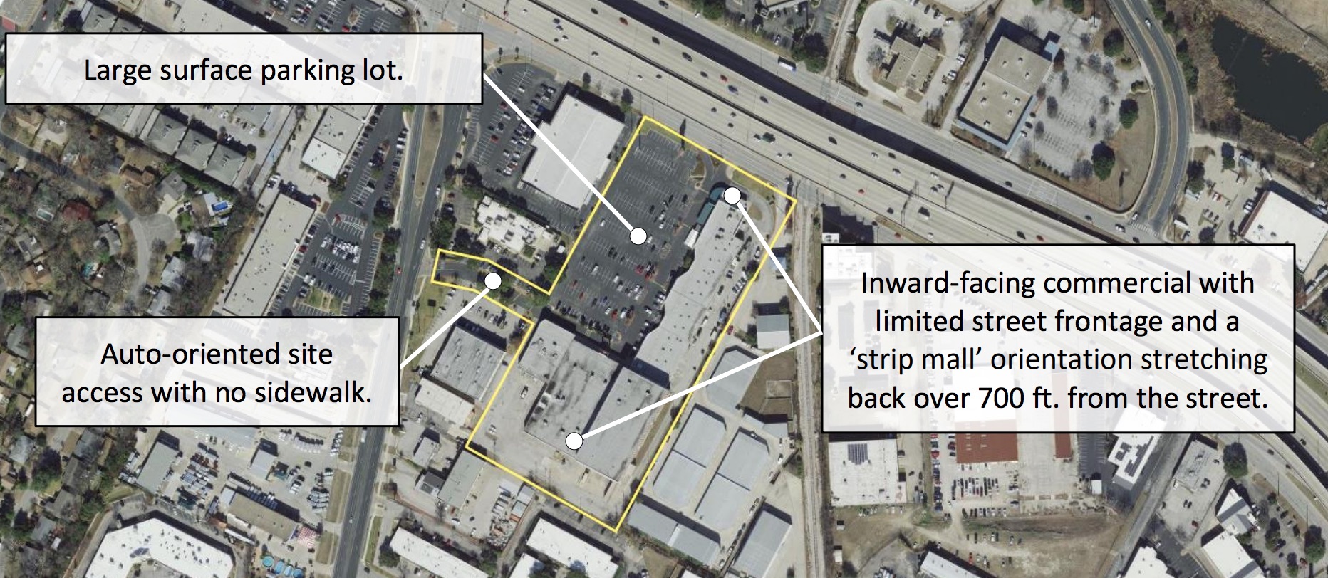 In North Austin, the Lone Star Center Thumbs Its Nose at the Highway