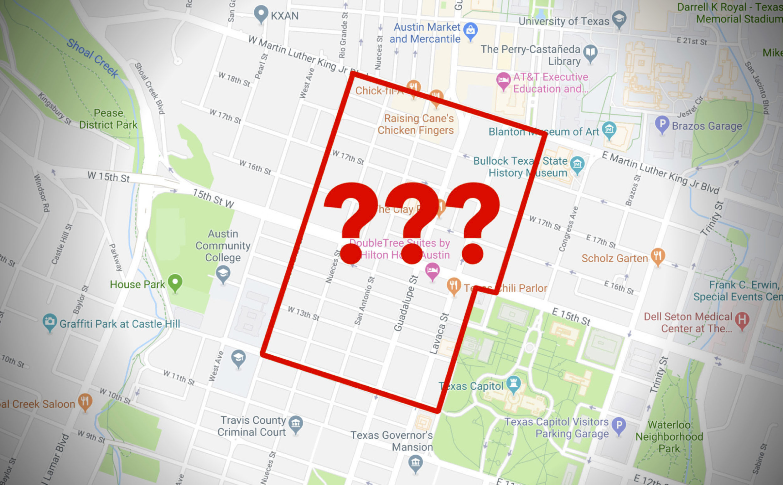 In Downtown Austin S Northwest Corner A Neighborhood Cries Out For A Name Towers