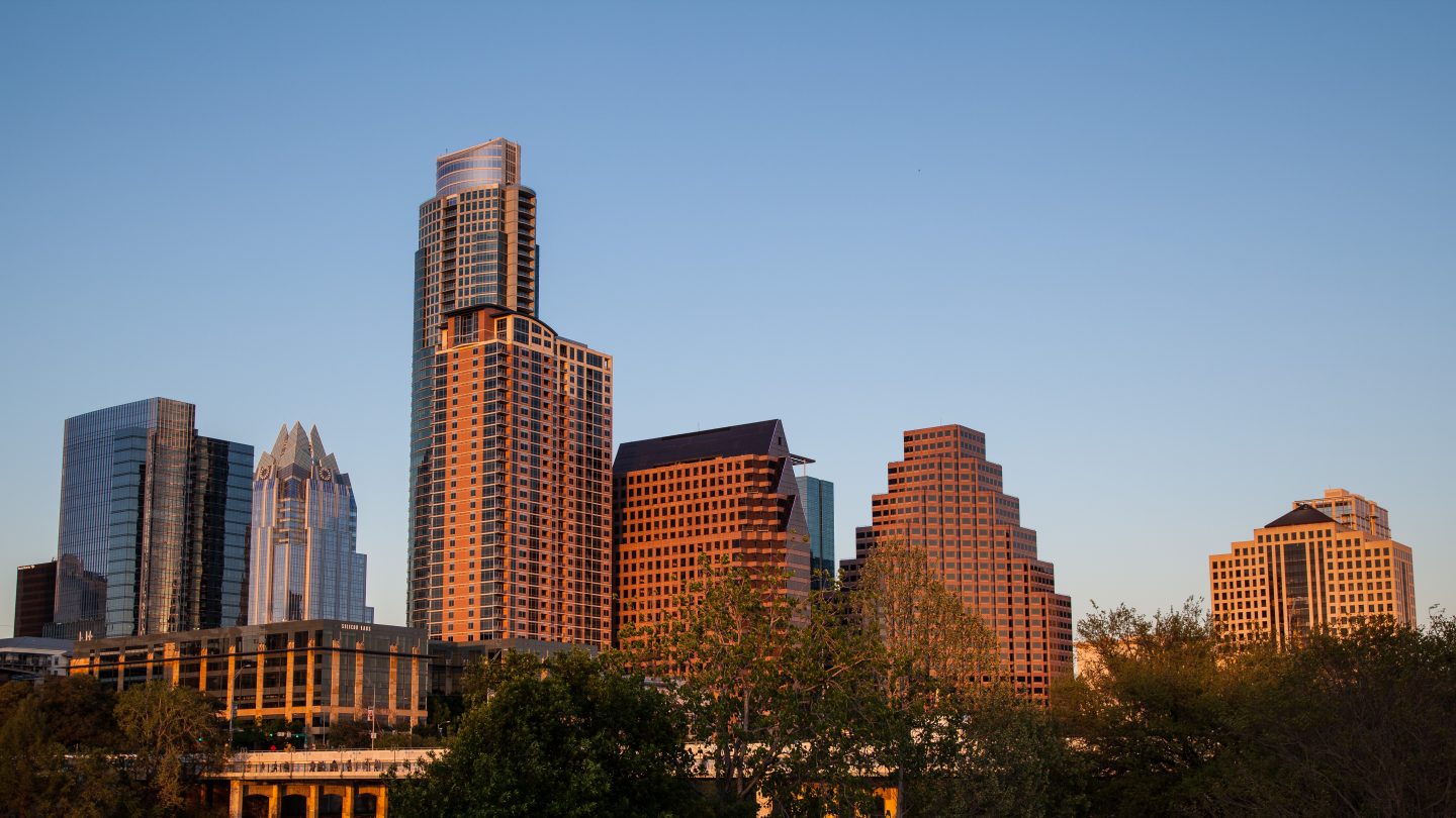 When the sun hits the skyline just right, the whole city looks deep-fried. Photo courtesy of South by Southwest.